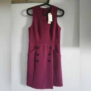 Banana republic deep purple dress